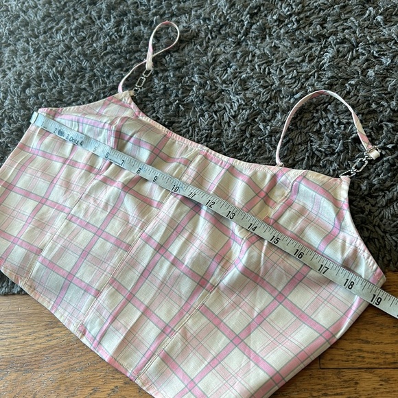 NWT Princess Polly Check Mate Mini Multi Skirt Set In Pink Size 12 - Picture 15 of 16